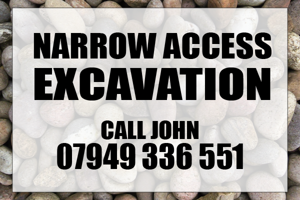 Narrow Access Excavation